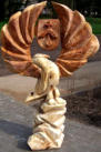 Adler mit Wappen